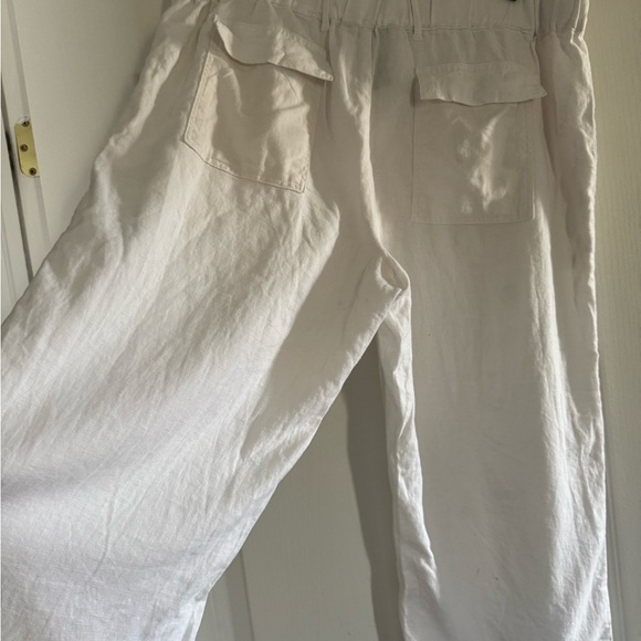 Zac & Rachel NWT Wide Leg Pants in Cream - Picture 3 of 13